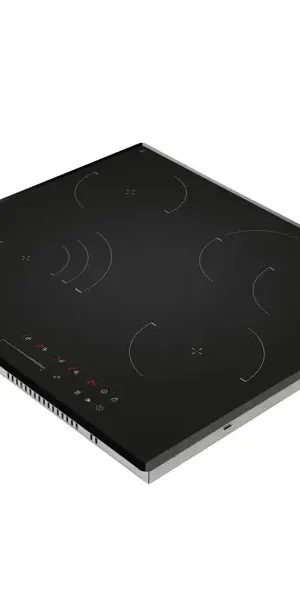 Электрическая варочная панель Maunfeld CVCE594SSMDBK LUX 59 см 4 конфорки цвет черный