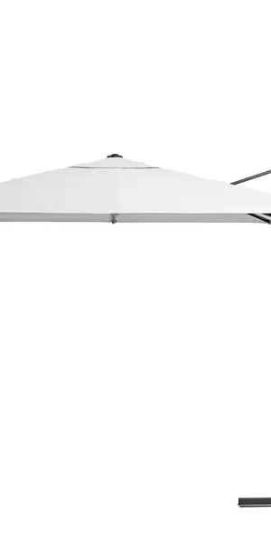 Зонт с боковой опорой Naterial Aura 286x286 h264см квадрат белый