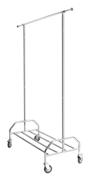 Вешалка напольная Spaceo 108x185.5x53 см сталь цвет серый