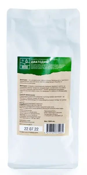 Средство Green House Диатодим от слизней и улиток 1 л