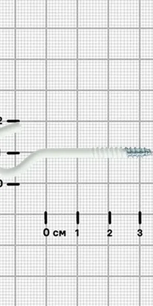 Шуруп-крюк 3.5x35 мм сталь RAL9003 6 шт.