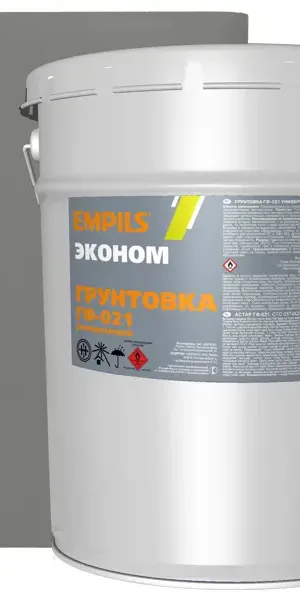 Грунтовка Эконом ГФ-021 серая 20 кг