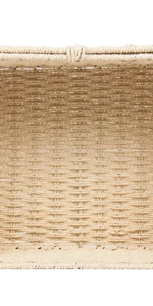 Корзина для хранения 31x15x23 см бумажный шпагат цвет бежевый