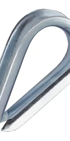 Коуш из оцинкованной стали DIN 6899 4 мм 2 шт.