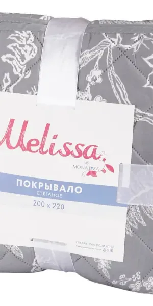 Покрывало Сухоцвет 200x220 см полиэстер цвет сталь