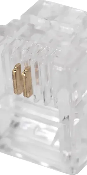 Коннектор RJ-11 6P2C 5 шт. цвет прозрачный