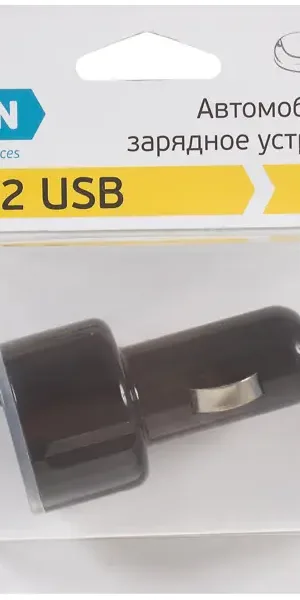 Зарядное устройство автомобильное Oxion CAR-102 2 А цвет черный