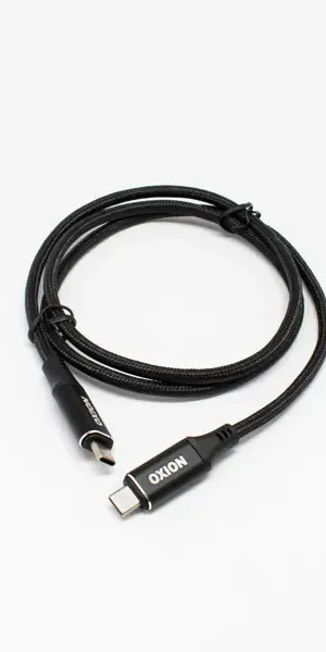 Кабель Oxion Type-C-Type-C 1 м цвет черный