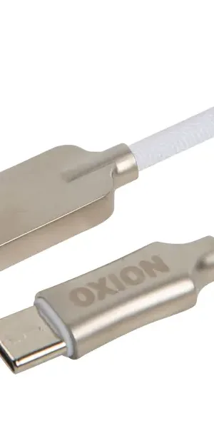 Кабель Oxion USB-Type-C 1 м цвет белый