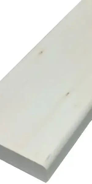 Полок 26x90x2200 мм Липа сорт AB прямой с фаской угла