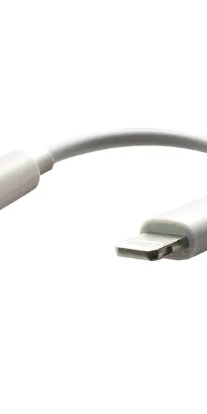 Адаптер Oxion Lightning-Jack 3.5 0.1 м цвет белый