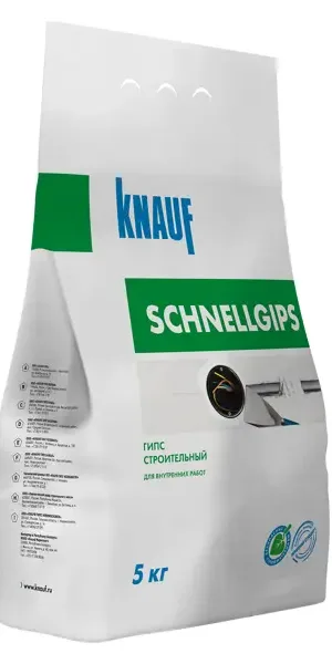 Алебастр Knauf Шнельгипс 5 кг