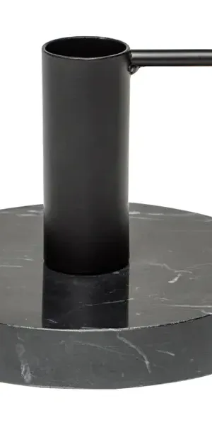 Подсвечник 1 свеча металл 10.3x7.5 см цвет черный