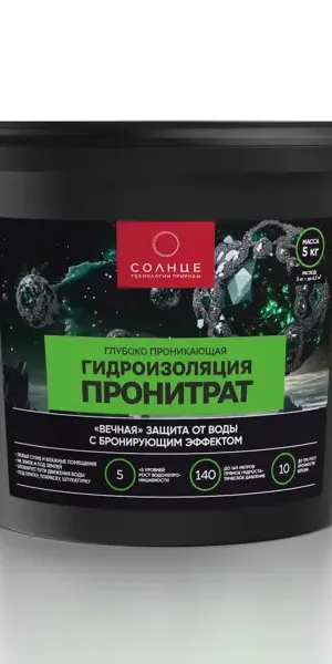 Гидроизоляция Солнце Пронитрат 5 кг