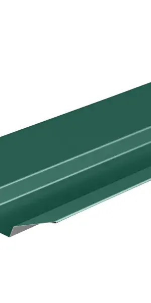 Ендова верхняя 115x30x115 мм 2 м RAL 6005 0.4 мм зеленый