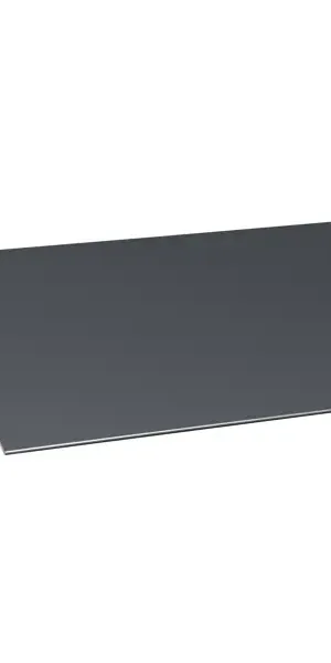 Конек плоский 146x146 мм 2 м RAL 7024 серый