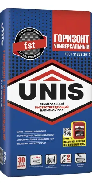 Наливной пол Unis Горизонт 20 кг