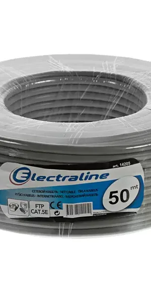 Кабель сетевой Electraline FTP cat 5e 4x2x0.51 мм 50 м