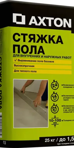 Стяжка пола Axton 25 кг