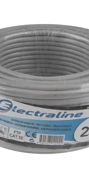 Кабель сетевой Electraline FTP cat 5e 4x2x0.52 мм 25 м