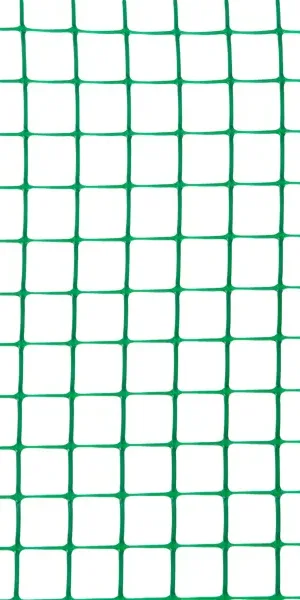Решетка садовая 50x500 см размер ячейки 24x24 мм, цвет зеленый
