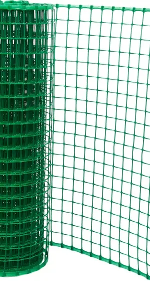 Решетка садовая 50x500 см размер ячейки 24x24 мм, цвет зеленый