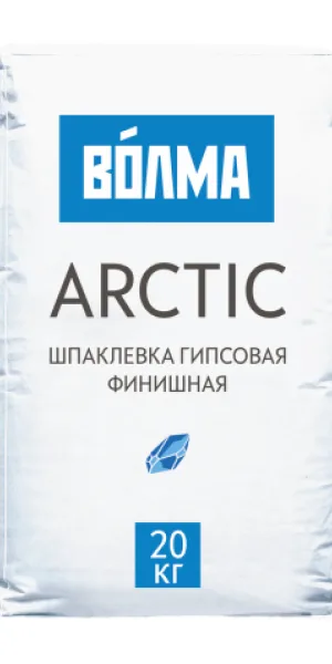 Шпаклевка гипсовая финишная Волма Arctiс 20 кг