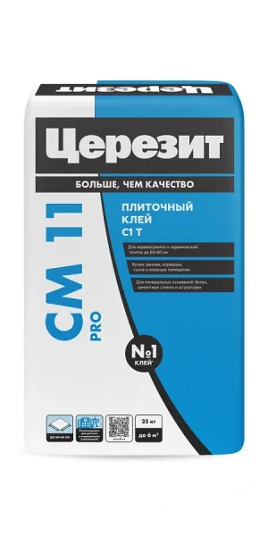 Клей плиточный Церезит СМ 11 PRO 25 кг
