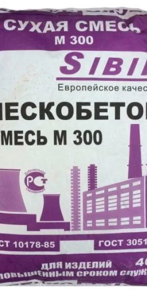 Пескобетон Sibir М300 40кг