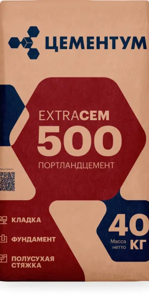 Портландцемент Цементум М500 ЦЕМ II/А-И 42.5 Н 40 кг