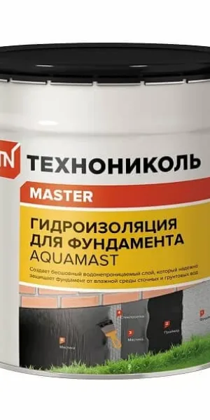 Мастика битумная ТехноНиколь AquaMast 18 кг