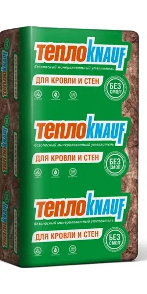 Утеплитель ТеплоKnauf Кровля/Стена/Пол (Коттедж) 1230x610x50 мм