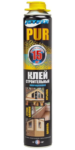 Профессиональная монтажная клей пена JETFIX 750мл 10036