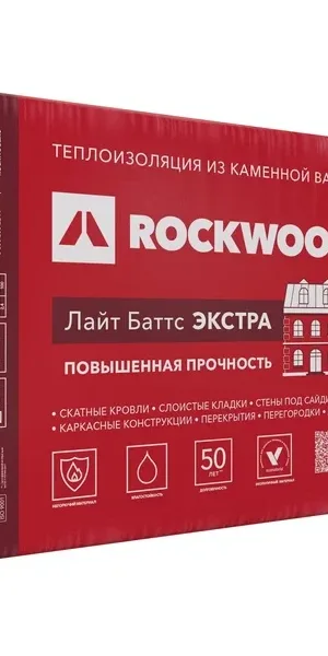 Утеплитель Роквул Лайт Баттс Экстра 1000х600х100 мм
