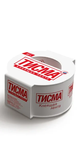 Клейкая соединительная односторонняя лента Тисма 60 мм 20м