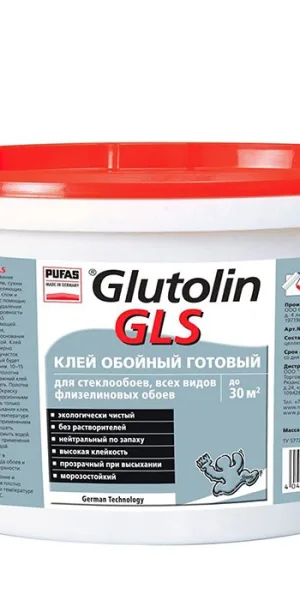Клей готовый для стеклообоев (Пуфас) PUFAS Glutolin GLS 10 кг