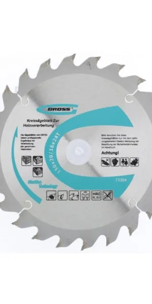 Диск пильный 150x20/16x24Т мм Gross
