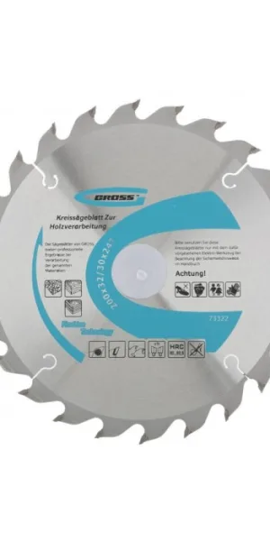 Диск пильный 200x32/30x24Т мм Gross