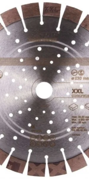 Диск алмазный Distar 5D Concret XXL 230х17х22,23 143-155-300-17