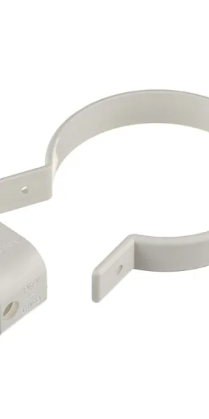Pipe clamp Docke Lux plastic d100 mm seal RAL 9003