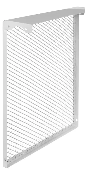 Decorative metal screen Evecs DMER 610x590 mm white 6-section