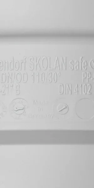 Отвод Ostendorf SKB d110 мм 30° пластиковый бесшумный для внутренней канализации (335110)