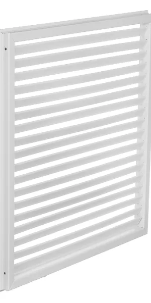 PVC ventilation grille Era PR 600x600 mm white