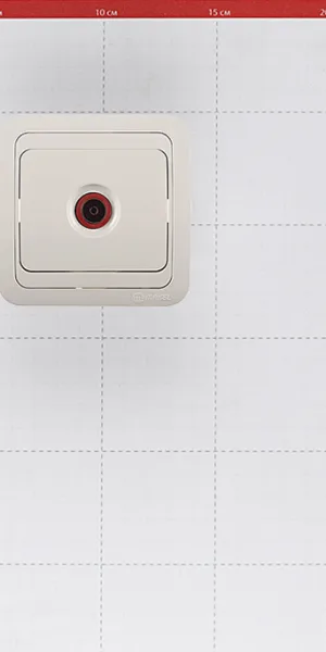 Makel Mimoza built-in TV socket, beige (25007)