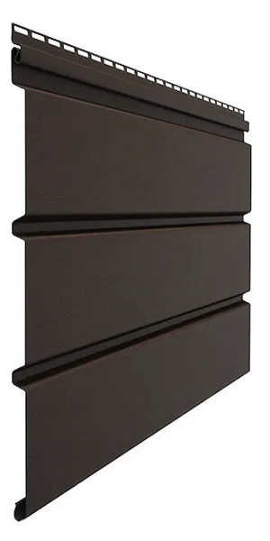 Soffit PVC solid Docke Standard chocolate 3000x305 mm