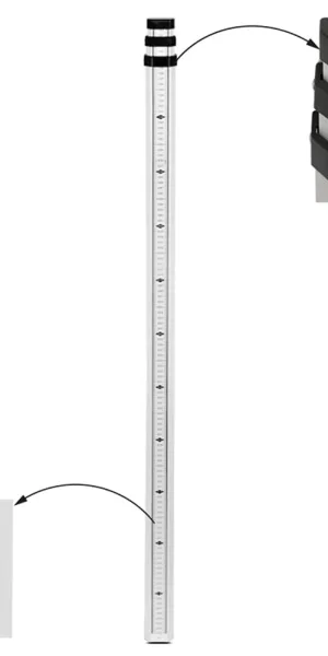 Рейка нивелирная RGK TS-5 телескопическая 5 м
