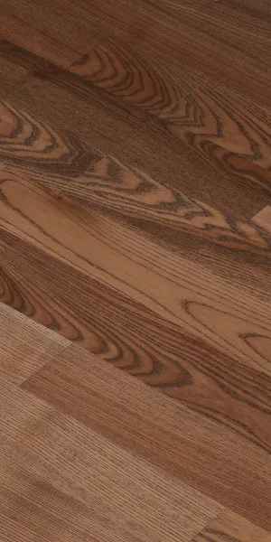 Паркетная доска Polarwood ясень электро 1,678 кв.м 14 мм трехполосная брашированная