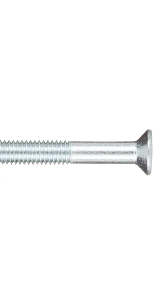 Galvanized screw M6x50 mm DIN 965 countersunk head (6 pcs.)