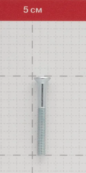 Винт оцинкованный M6x50 мм DIN 965 потайная головка (6 шт.)