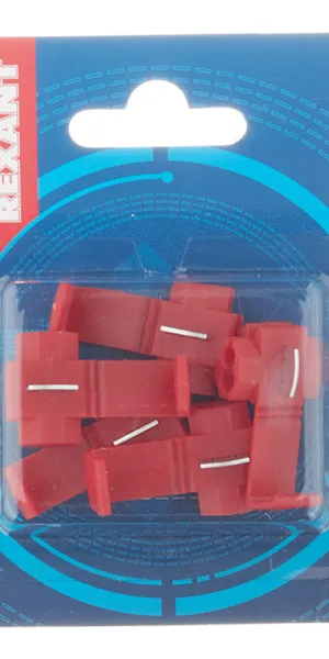 分支连接器 Rexant 0.5-1.0 平方毫米 红色 (5个装) (08-0761-05)
